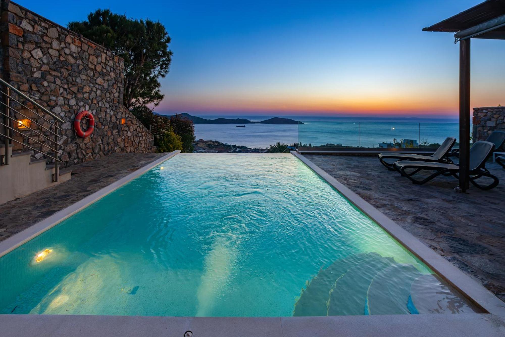Elounda Sunrise Villa Extérieur photo